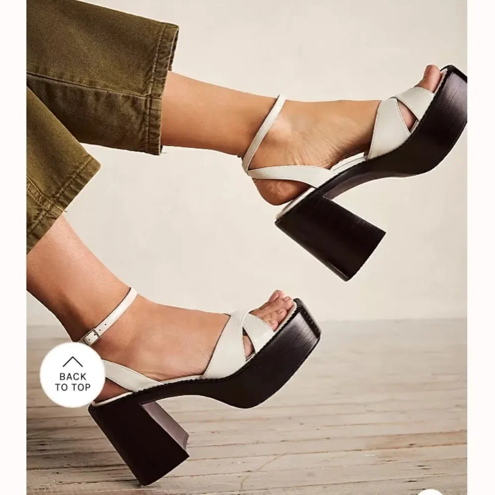Free People x Jeffrey Campbell Naomi Platform Heels size 10